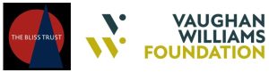 Logos for The Bliss Trust and Vaughan Williams Foundation